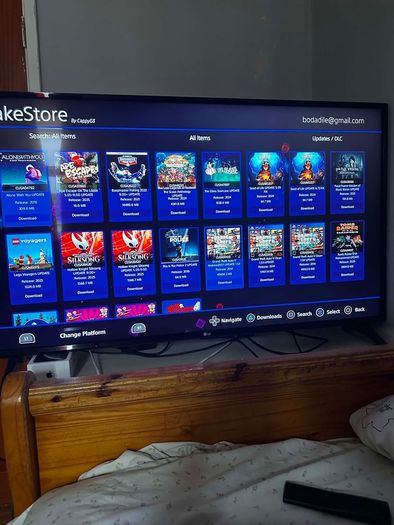 ps4 fat 1TB jailbreak 11.00 and controller 2