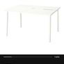 large desk ikea double mittzon Image 6