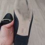 Black Leather Loafers, Office, size 7 Image 6