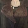 1960s Vintage Suede Brown Coat with mink fur trim (Dun Laoghaire) Image 7