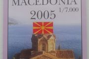 2005 Macedonia Euro Pattern Set Sealed Unc Coins