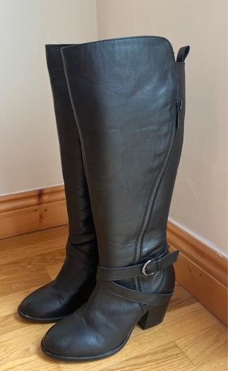 Roberto Vianni  Tavin Block Heel Riding Boots black - 6
