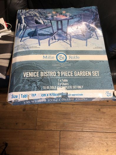 Garden glass top table