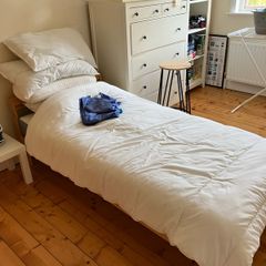 Single bed and mattress almost brand new