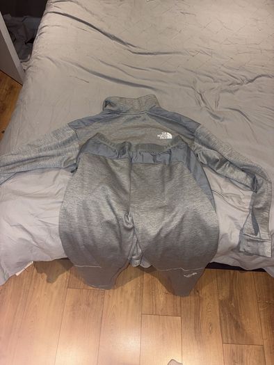 The North Face tracksuit grey M