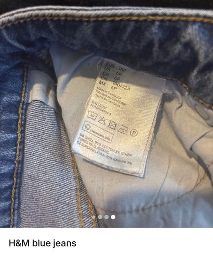 H&M blue jeans