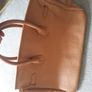 Tan handbag faux leather Image 4