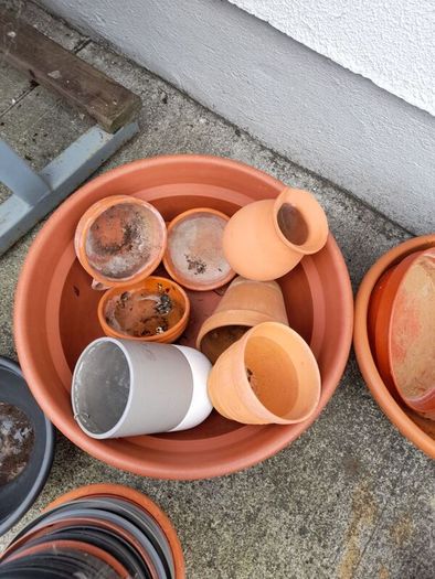 Garden pots  n items clearout