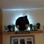 Hand Made STAR WARS floating shelf with POP minifigures Image 2
