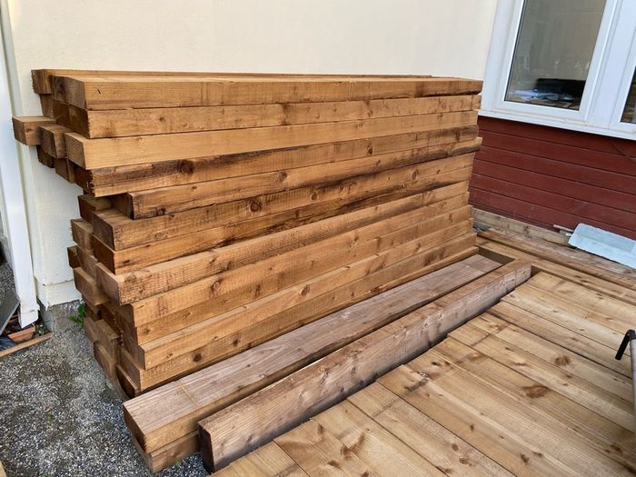 Timber Railway Sleepers 200 x 100 x 2.4m