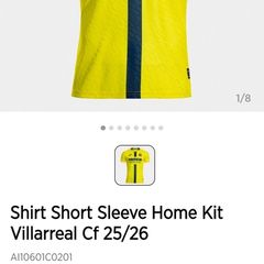 Villarreal Home Shirt  2025/2026 BNWT