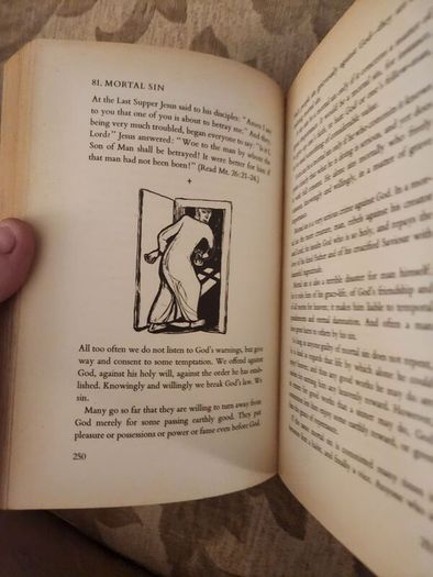A Catholic Catechism. Popular Edition.  4th Edition 1959 Hardback Book In Good Condition. See Photos For Same.