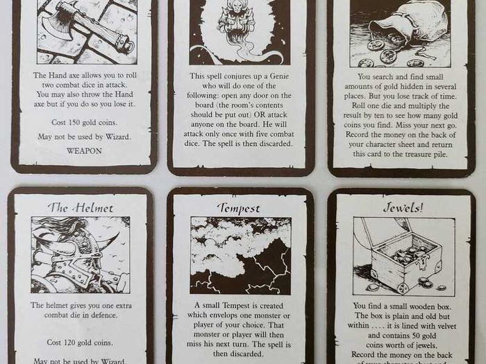 HeroQuest cards