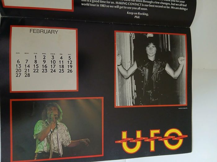 UFO Tour programme and poster
