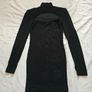 Remain Birger Christensen Black Knitted High Neck Mini Sweater Dress RRP 150E Image 4