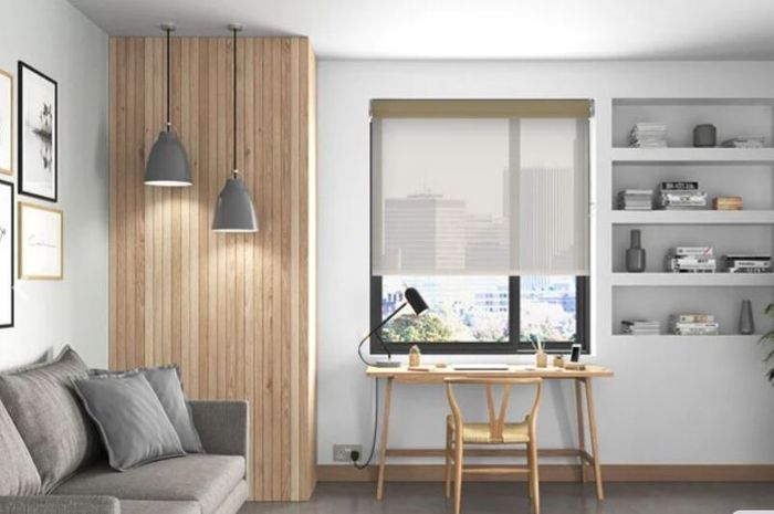 Brand New Blackout Blinds - double with sheer