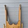 These are vintage wooden snow sleds Image 2