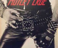 MOTLEY CREW Too fast for live original 1984 release vinyl record in vg+ to nm condition
