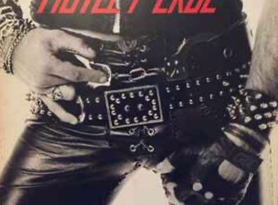 MOTLEY CREW Too fast for live original 1984 release vinyl record in vg+ to nm condition