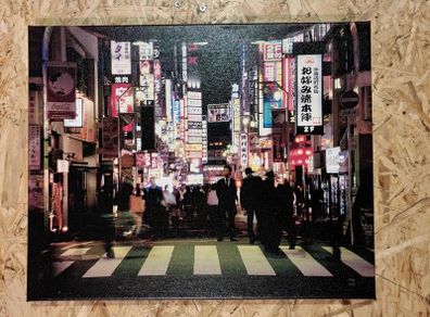 Tokyo Wall Art: Japanese Street Life - Shinjuku