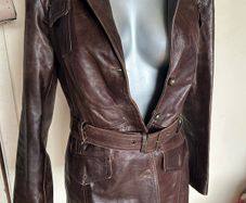 ladies vintage leather jacket