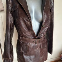 ladies vintage leather jacket