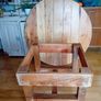 Round dining table 300 and vintage chairs 300 Image 8