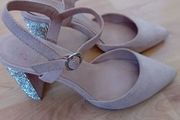 Glitter Ladies Sandals UK4
