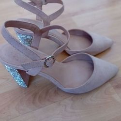 Glitter Ladies Sandals UK4