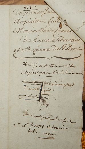 The Nee Delharmois Family Estate Archive 1782 to1796: A Complete Chronicle of Rural French Land Consolidation documents