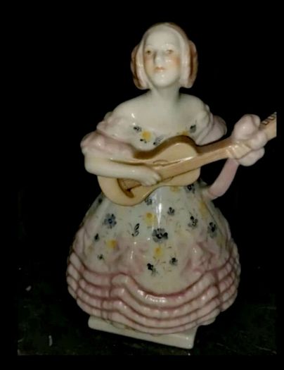 Antique HEREND Deryne statue