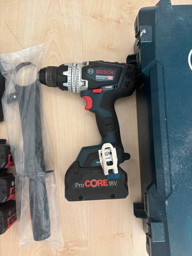 Bosch Professional GSB 18V-150 C BITURBO Set, 4 batteries