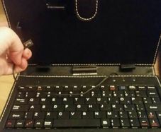 Tablet Micro USB Keyboard Case