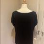 HallHuber size 14 black silk/viscose top Image 3