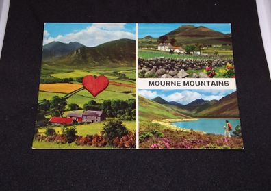 Northern Ireland Postcard : Mourne Mountains - Multi-view - 1970s/80s