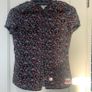 Esprit navy & red floral blouse. Size 6 Image 2