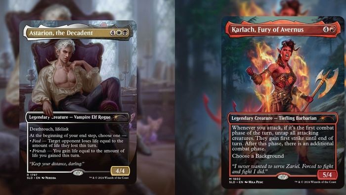 Dungeons and Dragons MTG secret lair set