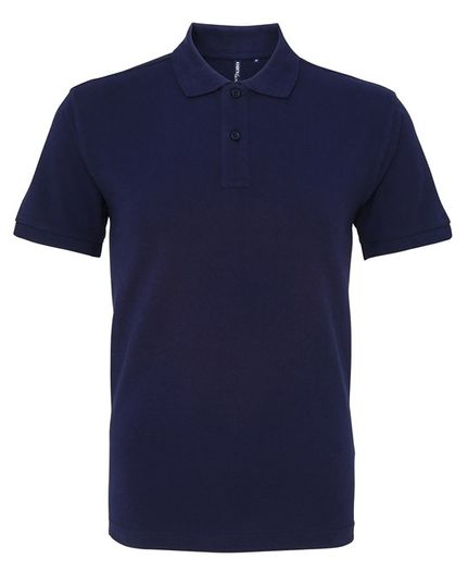 Small - Asquith & Fox - Men's Organic Polo Navy