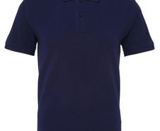 Small - Asquith & Fox - Men's Organic Polo Navy
