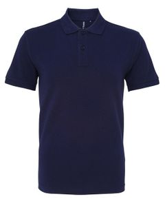 Small - Asquith & Fox - Men's Organic Polo Navy