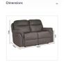 2 Seater and 2-Single Seater Manual Recliners Image 7