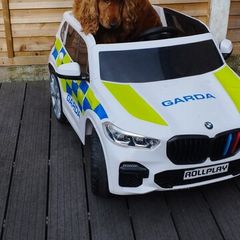 Ride on  Garda car