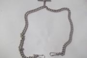 a antique double albert pocket watch chain