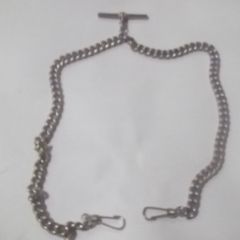 a antique double albert pocket watch chain