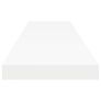 Floating Wall Shelves 4 pcs White 120x23.5x3.8 cm MDF Image 6