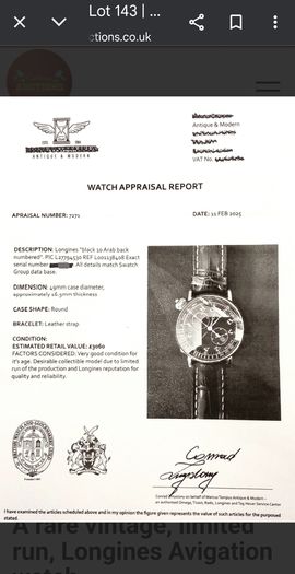 Rare Longines Avigation Watch