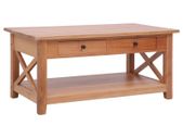 Coffee Table 100x55x46 cm Solid Mahogany Wood