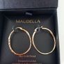 18ct Gold Plated  Hooped Earrings Image 2