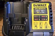 DeWaLT DCB1104 Multi Voltage 12V / 18V XR Fast Charger. Dewalt Jigsaw 1/2 Inch Impact Wrench 54V Leaf Blower 54V Strimmer Air Compressor PowerStack 1.7AH 5AH 18V Batteries Chainsaw Hedge Trimmer Impact driver Angle Grinder DCB104 8A 54V Flexvolt Charger