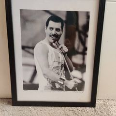 Framed Freddie Mercury Print